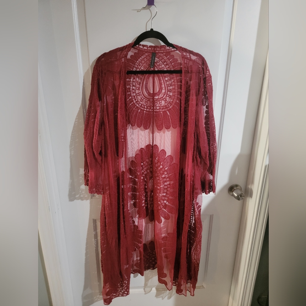Lace Sheer Overpiece